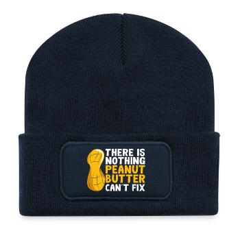Peanut butter - Recycled Patch Beanie - french navy - Front