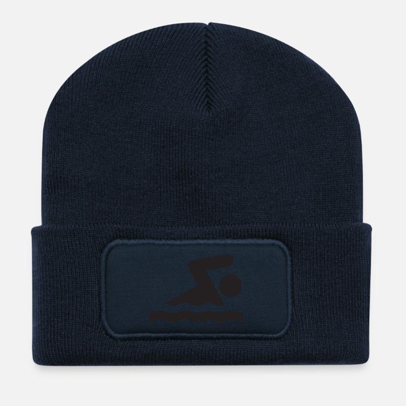 Swimming - Recycled Patch Beanie - french navy
