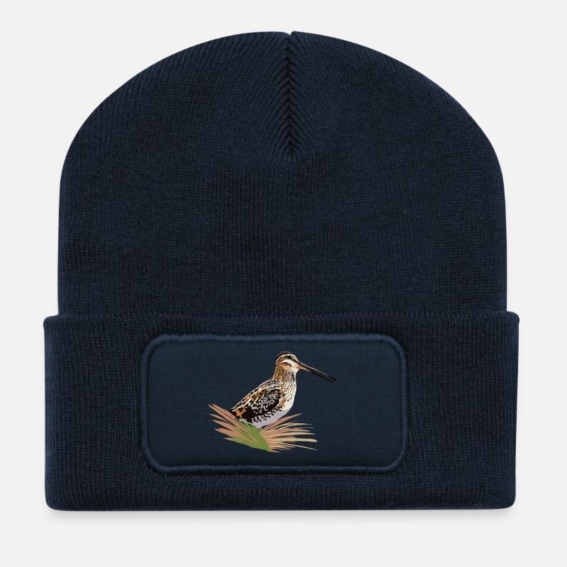 Doppelschnepfe - Recycelte Patch Beanie - French Navy