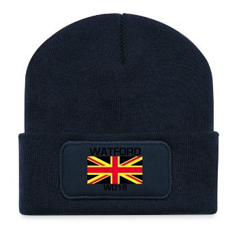 Watford - Recycled Patch Beanie - french navy - Front