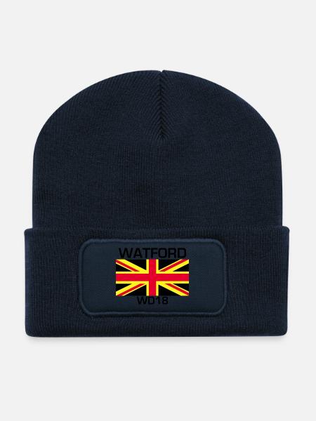 Watford - Recycled Patch Beanie - french navy
