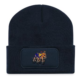 Cycling - Recycled Patch Beanie - french navy - Front