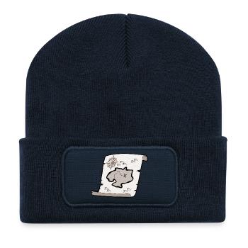 Schatzkarte - Recycelte Patch Beanie - French Navy - Vorne