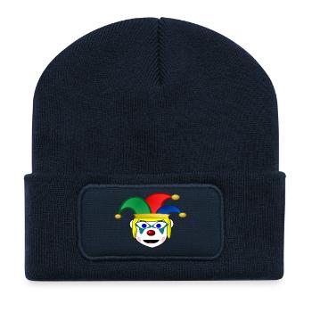 clown 2025131 1280 - Recycled Patch Beanie - french navy - Front