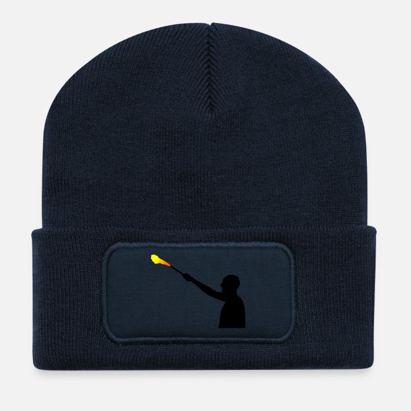 Fan Hooligan - Recycled Patch Beanie - french navy