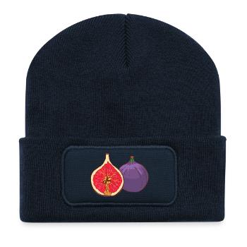 Echte Feigen - Recycelte Patch Beanie - French Navy - Vorne
