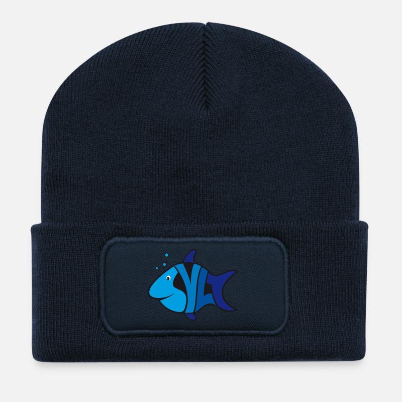 Sylt 4 - Recycelte Patch Beanie - French Navy