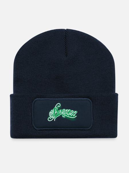 Bremen - Recycelte Patch Beanie - French Navy