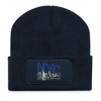 NYC NEW YORK CITY - Recycled Patch Beanie - french navy - Front