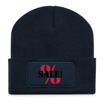 À vendre vente réduit les pourcentages - Beanie recyclé à patch - bleu marine - Devant