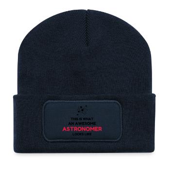 Astronomy / Astronomer / Astronomie / Astronom - Recycled Patch Beanie - french navy - Front