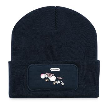 Die Rennsemmel - Recycelte Patch Beanie - French Navy - Vorne