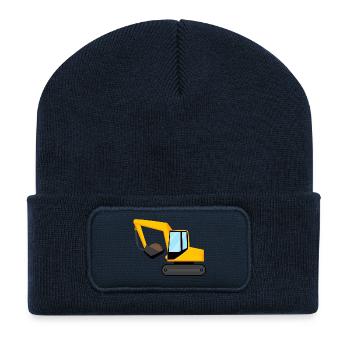 excavator - Recycled Patch Beanie - french navy - Front
