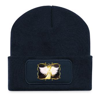 Der Lichtbringer - Sonja Ariel von Staden - Recycelte Patch Beanie - French Navy - Vorne