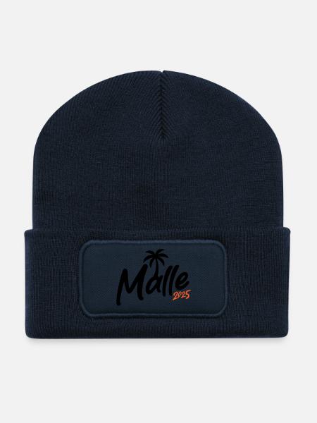 Malle 2025 palme - Recycelte Patch Beanie - French Navy