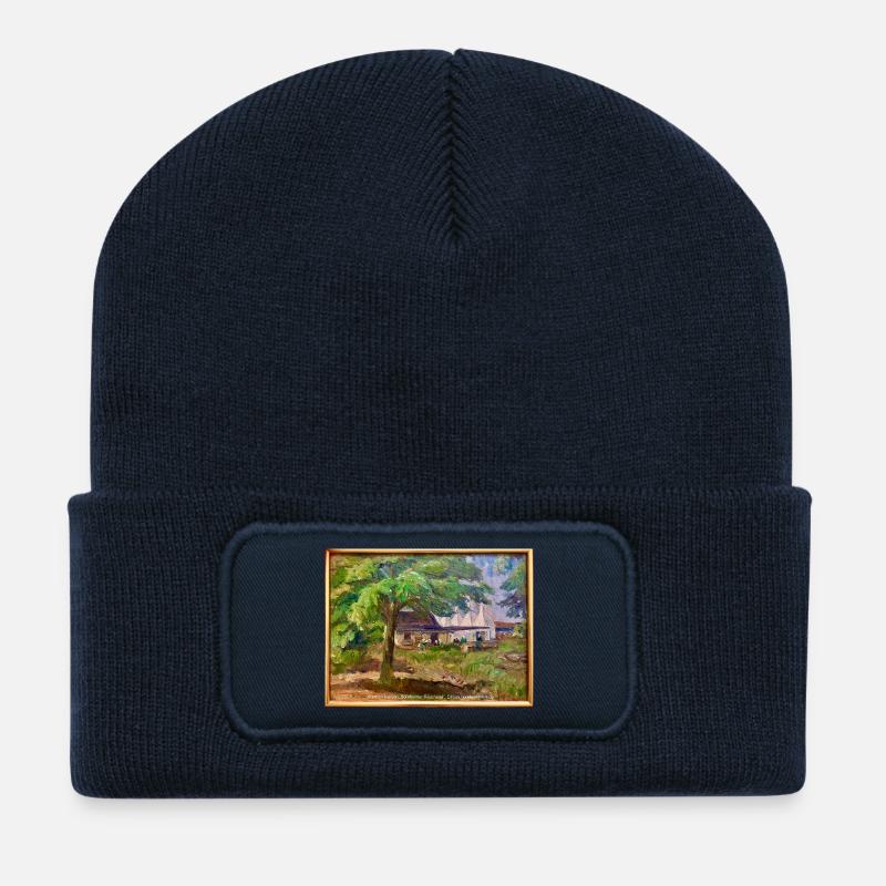 Kræsten Iversen "Bornholmer Räucherei" - Recycelte Patch Beanie - French Navy