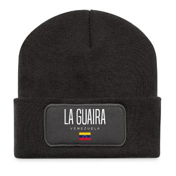 La Guaira Venezuela - Recycled Patch Beanie - dark grey - Front