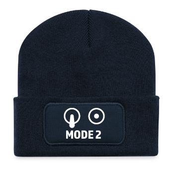 Model Aircraft Mode 2 - Recycled Patch Beanie - french navy - Front