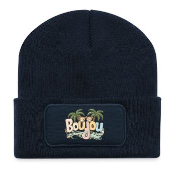 Boujou Normandy Pride Hello - Recycled Patch Beanie - french navy - Front