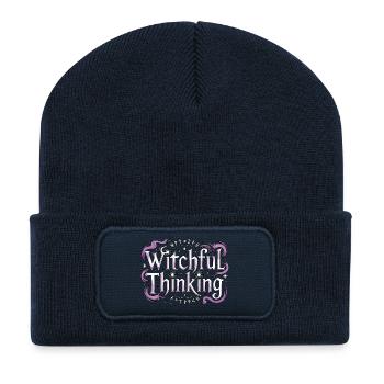 Witchcraft Witchful Thinking Loves Tarot Reading - Recycled Patch Beanie - french navy - Front