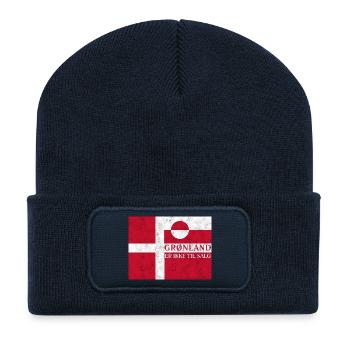 Grønland Ikke Til Salg - Recycled Patch Beanie - french navy - Front