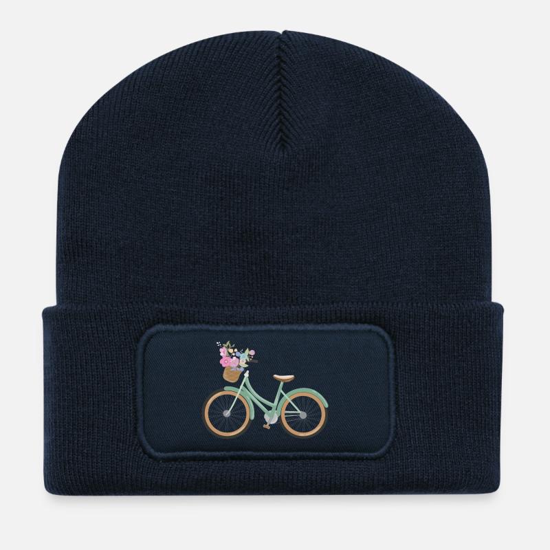Rad_mit_Blumen - Recycled Patch Beanie - french navy