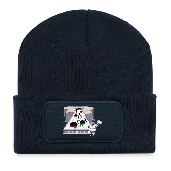 Blob Race Finish Line - Recycled Patch Beanie - french navy - Front