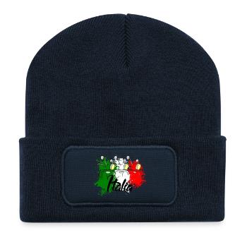 Scooter Italia - Recycelte Patch Beanie - French Navy - Vorne