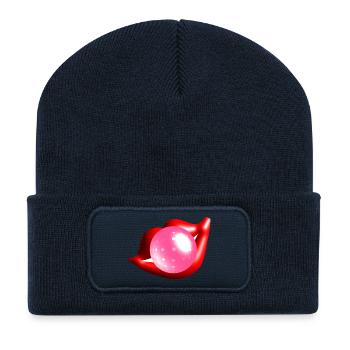 Kaugummiblase - Recycelte Patch Beanie - French Navy - Vorne