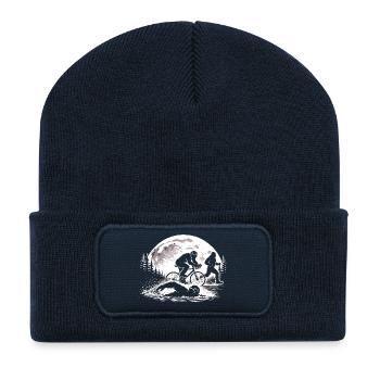 Bigfoot Triathlon - Beanie recyclé à patch - bleu marine - Devant