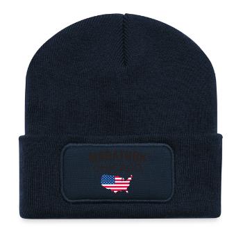 Marathon Chicago - Recycled Patch Beanie - french navy - Front