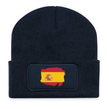 SPAIN SPAIN España EUROPE SPANISH SPORTS FAN - Recycled Patch Beanie - french navy - Front