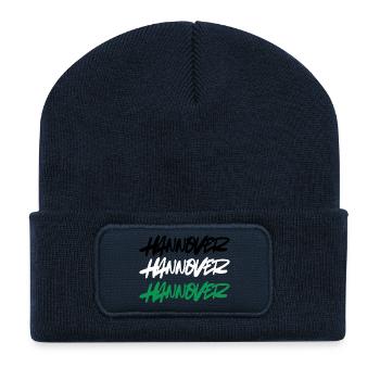 Hanover Double Graffiti Style - Recycled Patch Beanie - french navy - Front