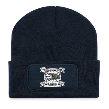 Armin als Brummi - Recycelte Patch Beanie - French Navy - Vorne
