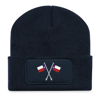 Texas-Flagge - Recycelte Patch Beanie - French Navy - Vorne