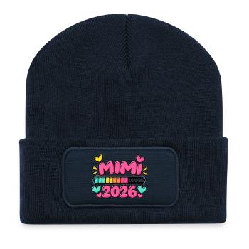 Mimi wird 2026 geladen – Neue Mimi-Ankündigung - Recycelte Patch Beanie - French Navy - Vorne