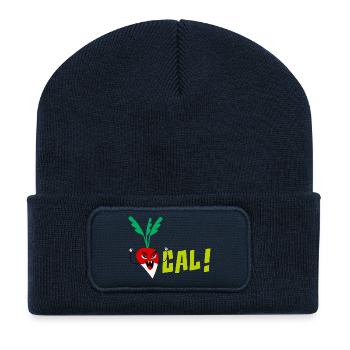 Rettich - Recycelte Patch Beanie - French Navy - Vorne