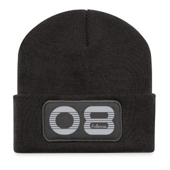 Ardenne Ardennes 08 - Beanie recyclé à patch - charbon - Devant