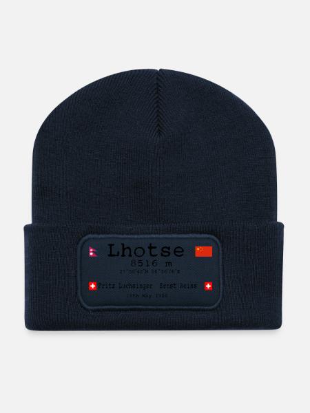 Lhotse Mountain - Recycled Patch Beanie - french navy