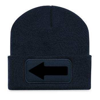 arrow - Recycled Patch Beanie - french navy - Front