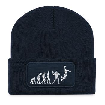 Basket-ball Basketball Basket - Beanie recyclé à patch - bleu marine - Devant