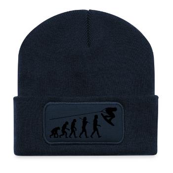 wa01 wakeboard evolution - Recycelte Patch Beanie - French Navy - Vorne