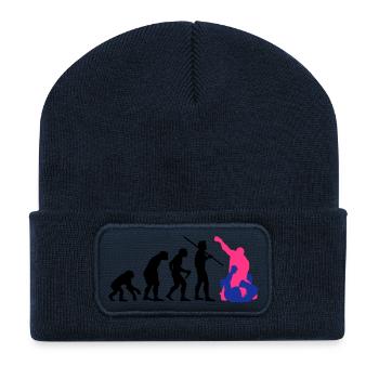 Evolution of Man - MMA - Recycled Patch Beanie - french navy - Front