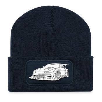 JDM - Recycled Patch Beanie - french navy - Front