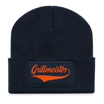 grillen - Recycelte Patch Beanie - French Navy - Vorne