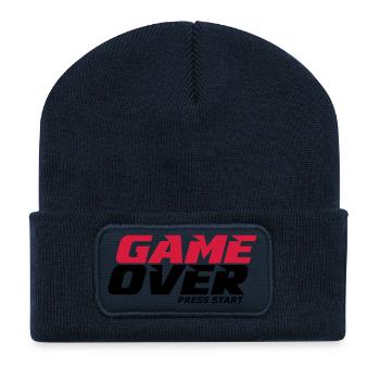 Spiel - Recycelte Patch Beanie - French Navy - Vorne