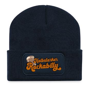 Semi-strong rockabilly - Recycled Patch Beanie - french navy - Front
