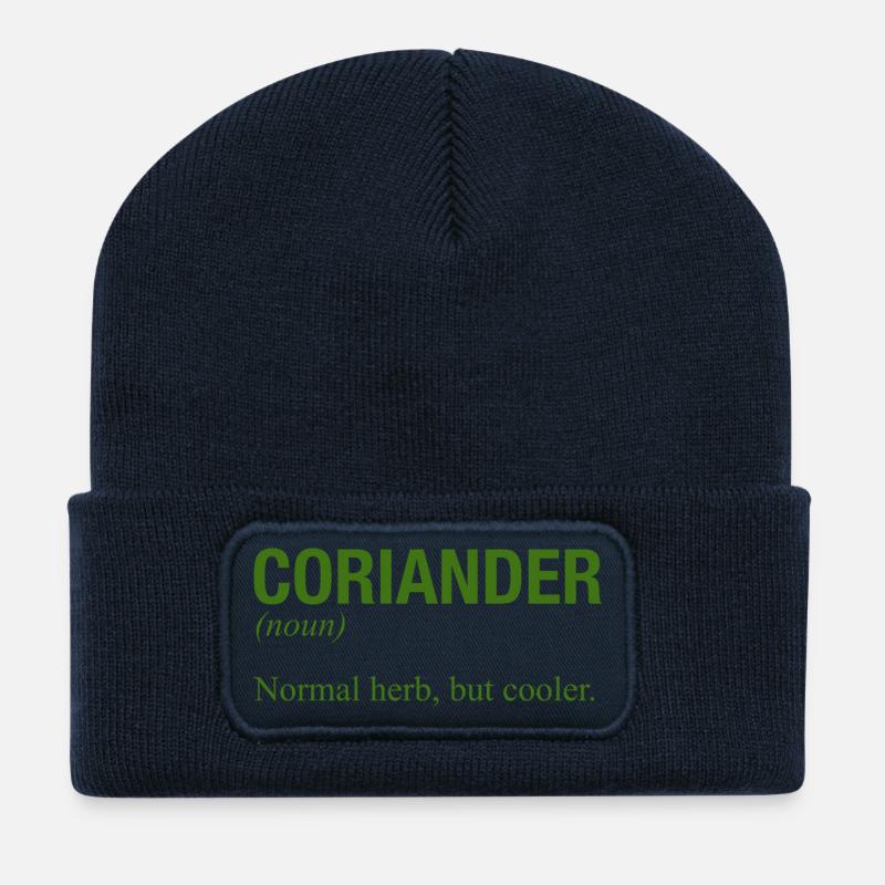 CORIANDER - Recycelte Patch Beanie - French Navy