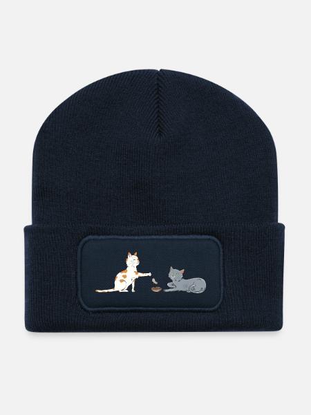 Kat-ritable - Recycelte Patch Beanie - French Navy