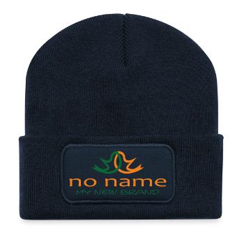 no_name_my_new_brand - Recycled Patch Beanie - french navy - Front